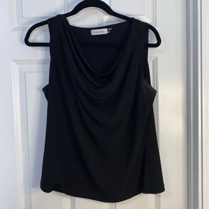 Sz XL Calvin Klein black sleeveless top